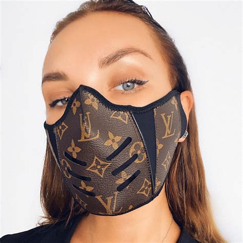 Louis Vuitton monogram face mask